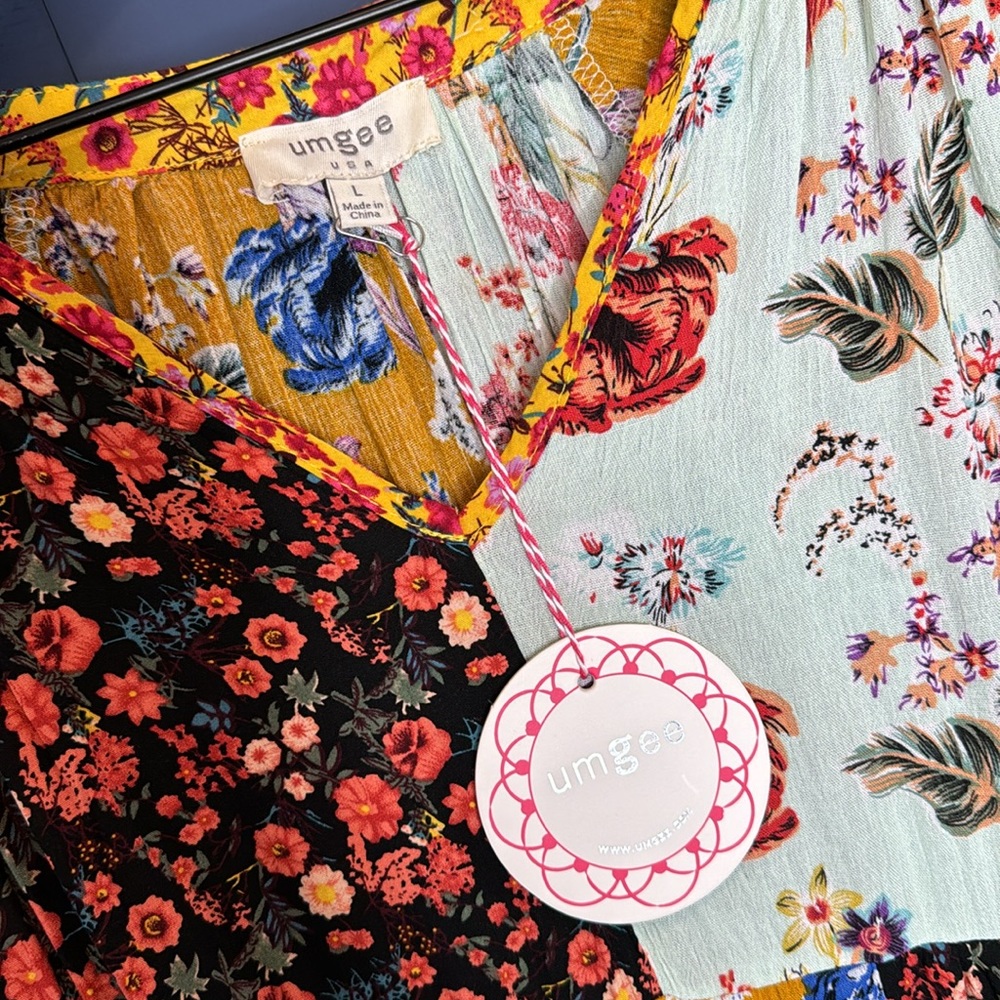 UMGEE Multi Patterned Dress - Picture 3 of 5